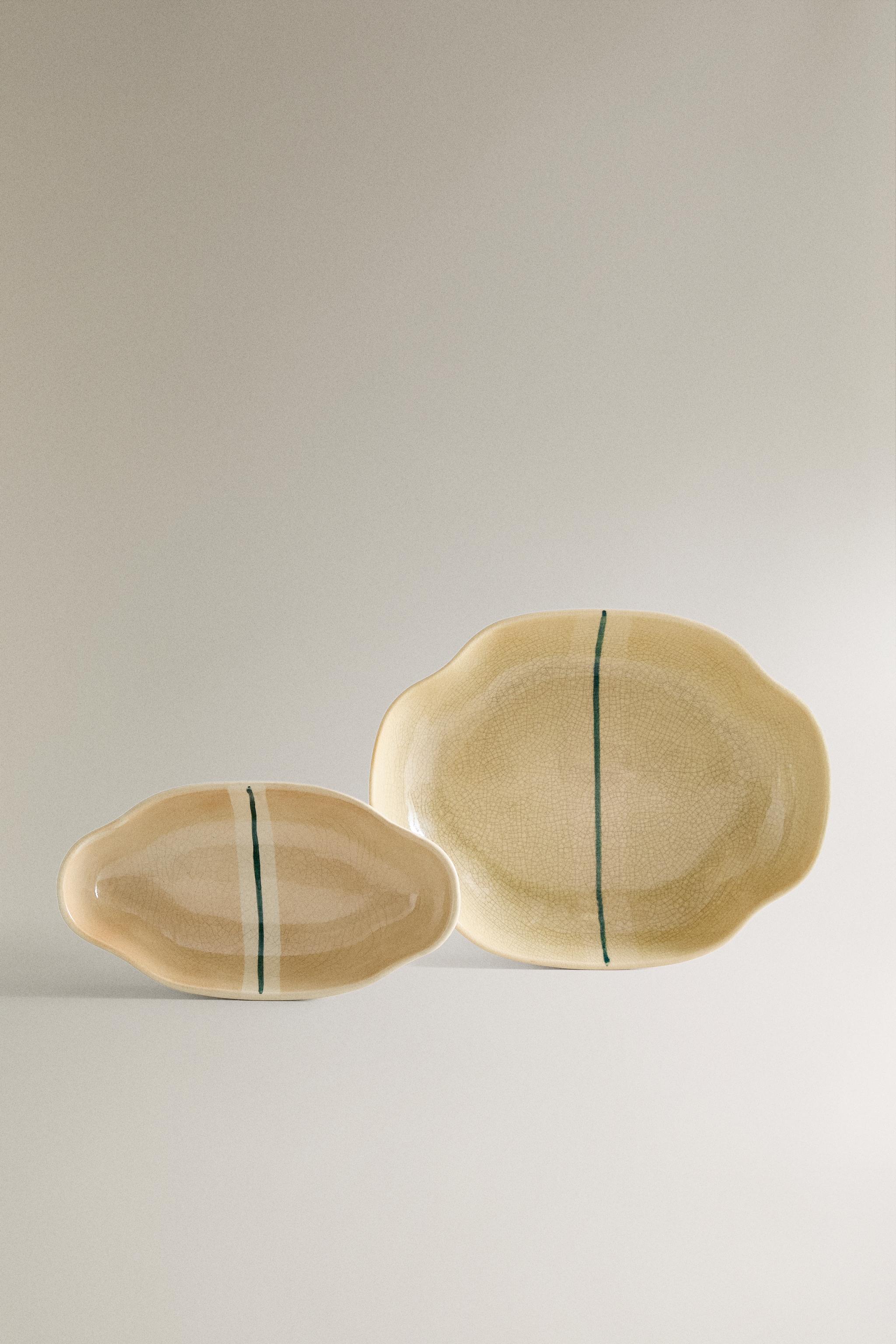STRIPE CERAMIC TRAY